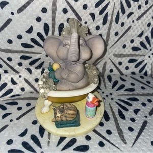 Saturday Night from the Peanut Pals Sculpture Collection by Tom Newsom 1996